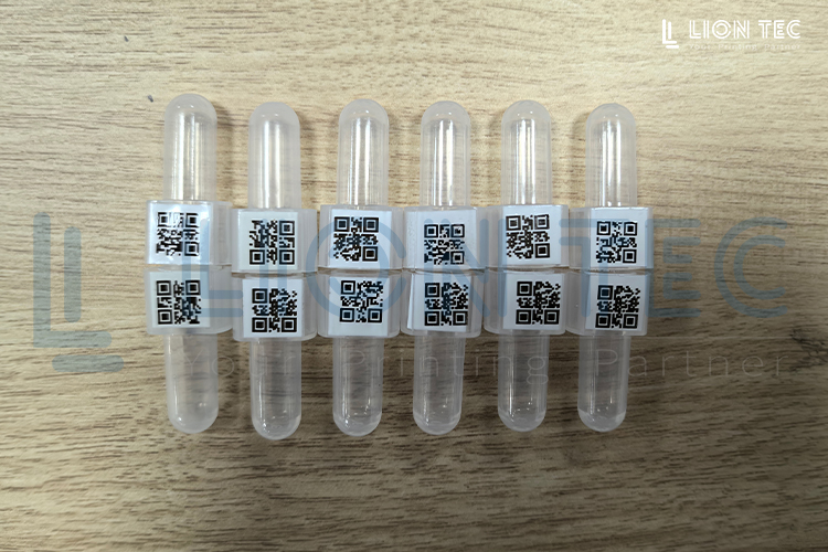 二维码UV喷码机在医疗试剂管上的应用