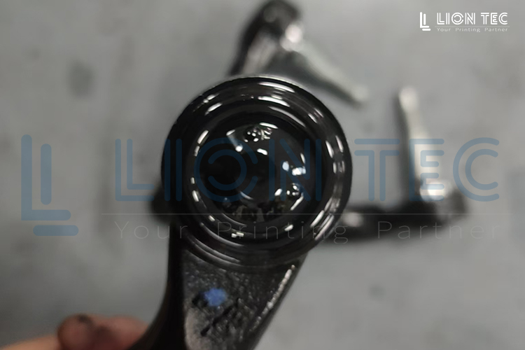 UV喷墨涂黑技术助力汽车转向轴-打样效果